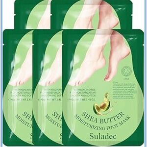 Shea Butter Moisturizing Foot Mask- 5 pack